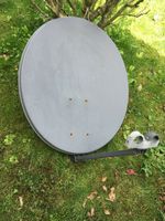 SAT Satelliten Antenne Schüssel grau mit Aufnahme für Doppel LNB Bayern - Rohrbach Vorschau