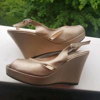 Pierre Cardin damen Sandaletten  gr.38 kupfer metallic West - Unterliederbach Vorschau