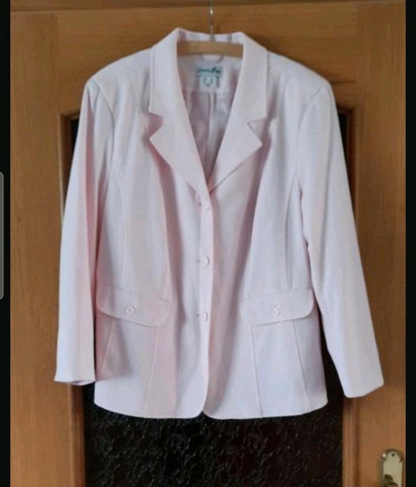 Damenjacke rosé, Blazer Kurz-Gr. 23/46/XL, Blazer rosé, neuwertig in Zeitz