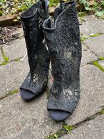 Offene schicke schwarze Stiefeletten von H&M Größe 39 Baden-Württemberg - Ulm Vorschau