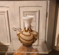 Glas Vase mit Henkel Murano 60/70er Vintage Deko Retro Schleswig-Holstein - Neuberend Vorschau