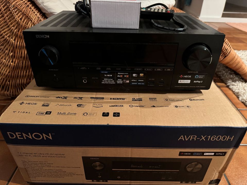 Denon AVR-X1600H Receiver neuwertig in Rauenberg