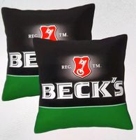 Becks Bier Kissen 40 x 40 Kissenhülle Kissenbezug Brandenburg - Bad Belzig Vorschau