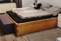 Massiv Holz Bett 1,40 x 2m (selbstgebaut) Rheinland-Pfalz - Derschen Vorschau