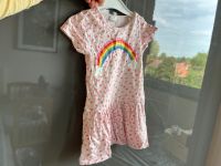 Kleid 86 92 Sommer rosa Regenbogen Baumwolle Herzen Friedrichshain-Kreuzberg - Kreuzberg Vorschau