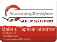 Raumausstattung/Maler Tapezier und Fussbodenarbeiten Niedersachsen - Großefehn Vorschau