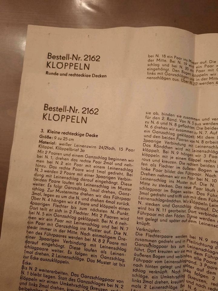 DDR Zeitschrift Klöppeln Nr. 2162 in Zschopau