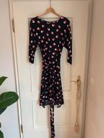 Taifun Blusenkleid schwarz rote Punkte mit Bindegürtel XL München - Schwabing-West Vorschau