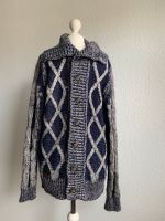 Strickjacke Zopfmuster blau/grau Gr. L Rheinland-Pfalz - Rengsdorf Vorschau