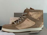 Original Jimmy Choo Sneaker Tokyo nude Gold Glitzer 39 Nordrhein-Westfalen - Mülheim (Ruhr) Vorschau