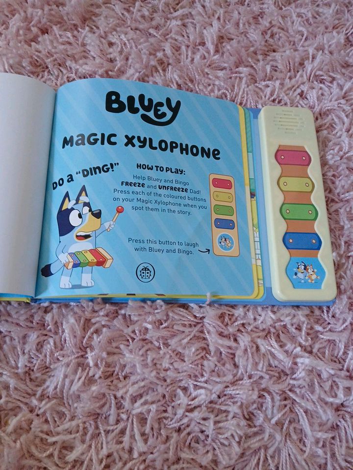 Bluey Buch Magische Xylophone Englisch in Meldorf