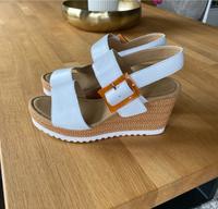 ❤️NEU!!!❤️Gabor High Heel Sandalette❤️Gr. 38,5❤️weiß❤️ Baden-Württemberg - Ulm Vorschau