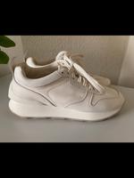 MASSIMO DUTTI Leder Sneaker | 37/38 | Beige Offwhite | Niedersachsen - Wilhelmshaven Vorschau