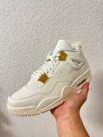 Air Jordan 4 Retro Metallic Gold White & Gold Weiß Leipzig - Lindenthal Vorschau