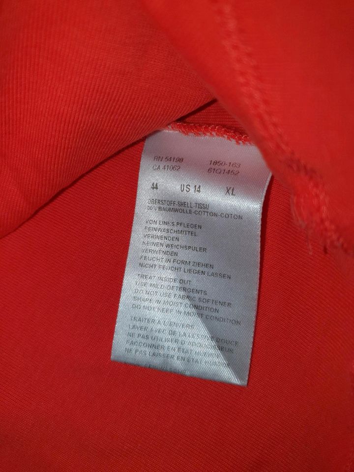 Langarmshirt Shirt Größe 44 Orange Bogner dreiviertelarm in Burgstädt