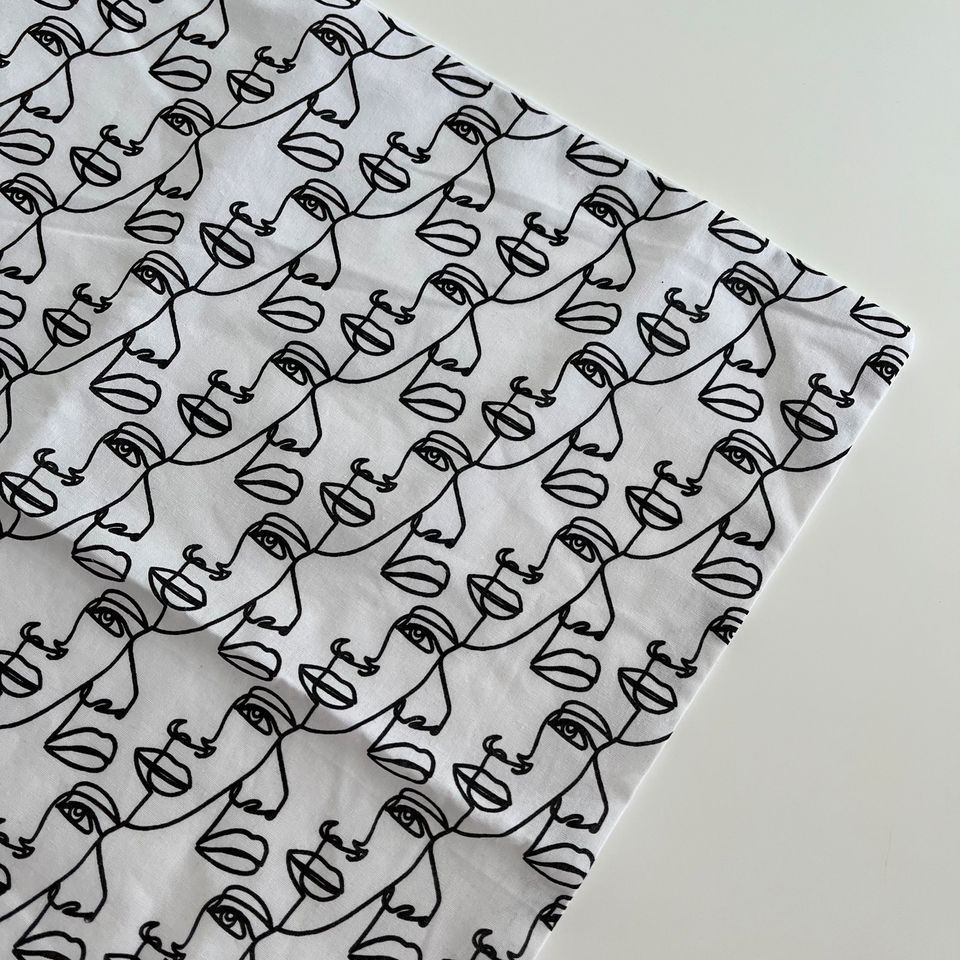 H&M Home Kissen Kischwarz Weiß Muster abstrakt Kissenbezug in Oldenburg