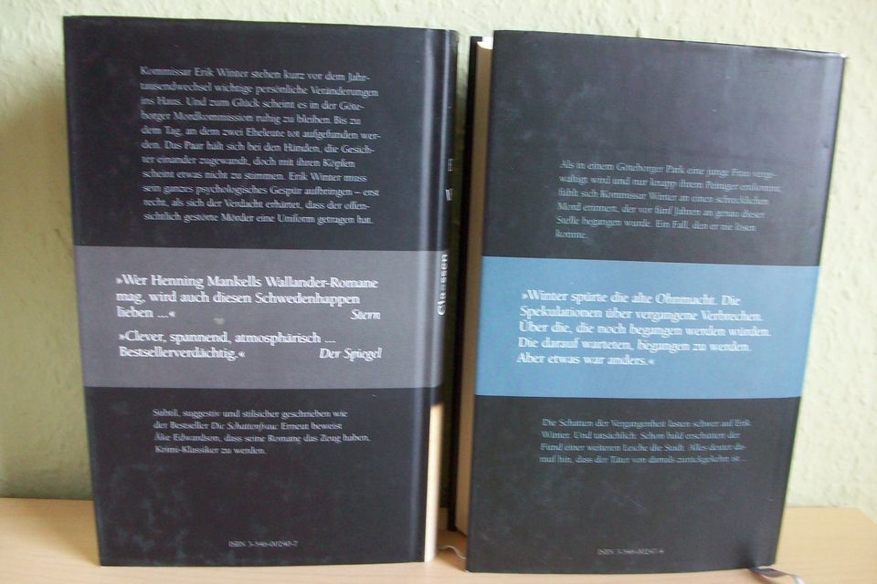 2 St. Krimi, Schweden, Ake Edwardson, Claassen Verlag, 2001/02 in Greifswald