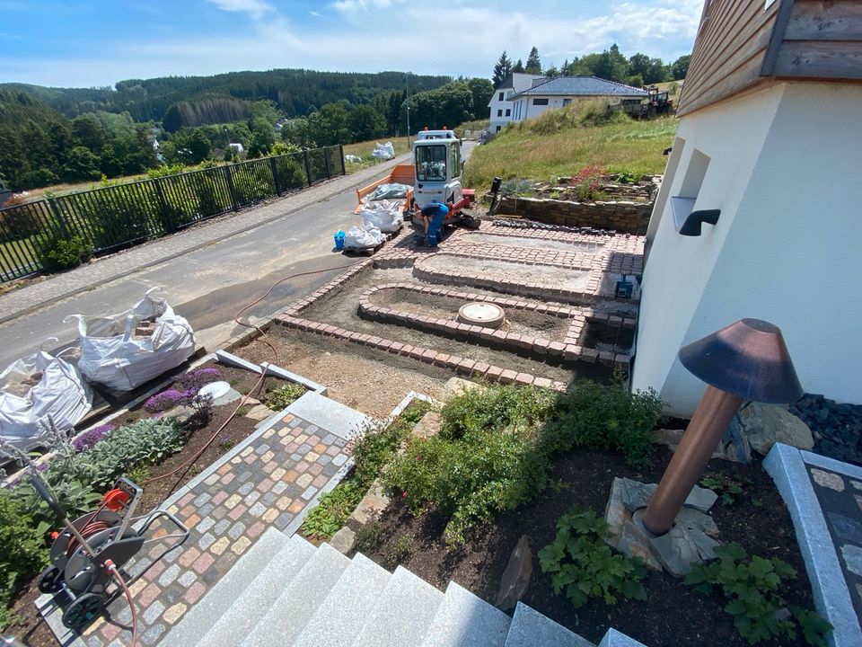 Baggerarbeiten, Pflasterarbeiten (Garten-und Landschaftsbau) in Schleiden