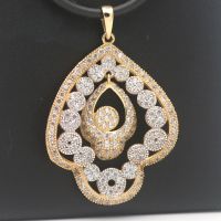 Designer Anhänger 750 Gold 18 Kt Gelbgold Zirkonia Goldanhänger Innenstadt - Köln Altstadt Vorschau