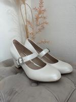 Catwalk Brautschuhe / Pumps weiß Blockabsatz 6,5 cm Gr.38 Baden-Württemberg - Kraichtal Vorschau
