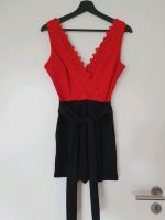 Jumpsuit schwarz-rot Niedersachsen - Lilienthal Vorschau