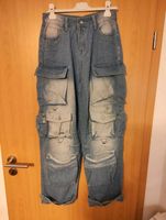 Cargo-Jeans mit aufgesetzten Taschen, S Hessen - Wächtersbach Vorschau