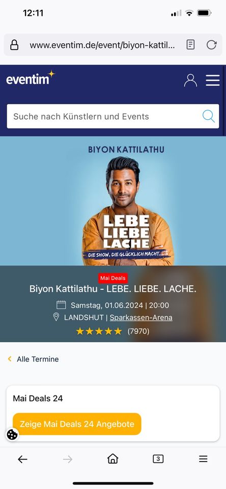 Tickets für Biyon Kattilathu - LIEBE.LEBE.LACHE LANDSHUT in Dorfen