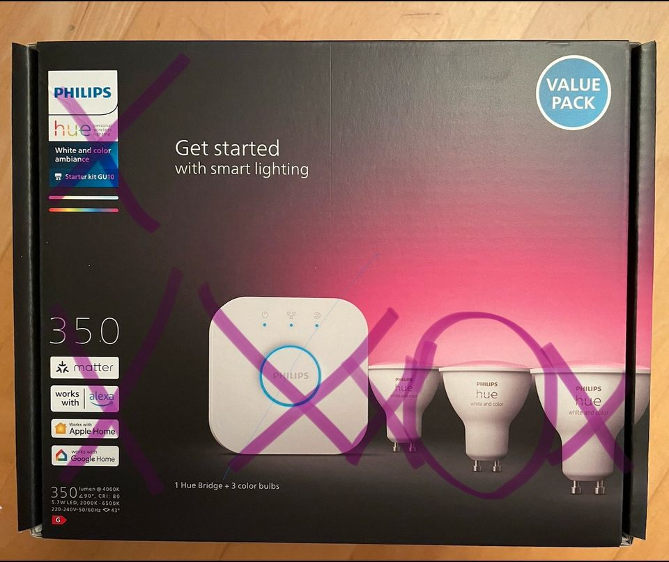 Philips HUE GU10 White & Color NEU in Hamburg