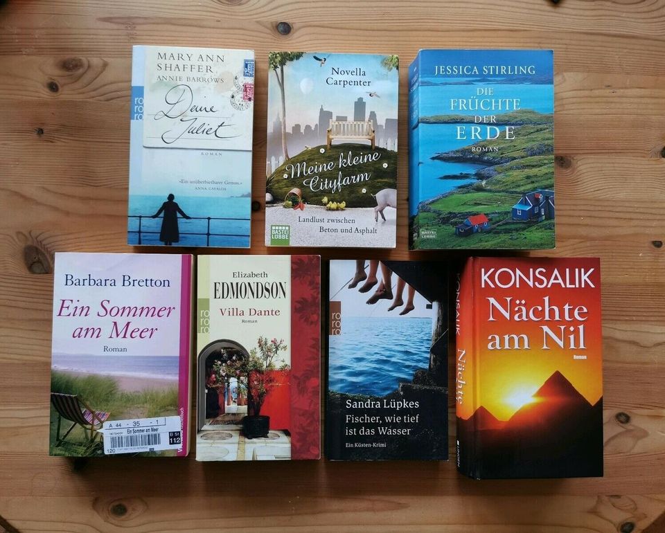 7 verschiedene Bücher Krimi /Romane Stk. 1,-€ in Wittorf