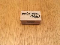 Holz Stempel Happyhills bayerisch „und a guads Neis!“ - NEU Bayern - Neufraunhofen Vorschau