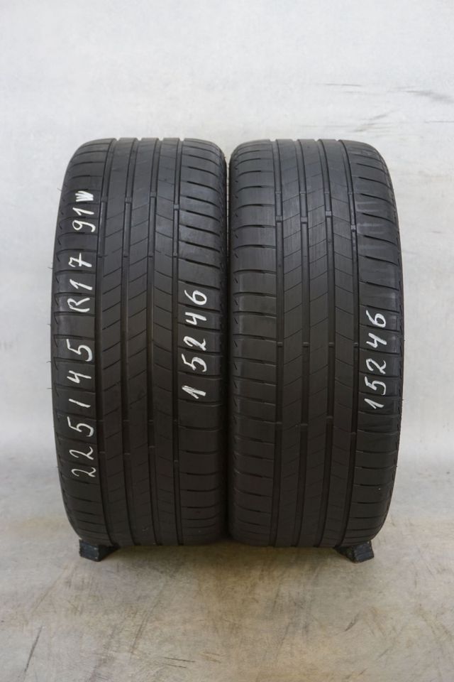 2 Sommerreifen 225 / 45 R 17 91 W Bridgestone Turanza  4,4mm in Hattenhofen