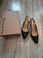 Tamaris Damen Lederpumps Slingpumps Slingback schwarz Gr 39 Leder Niedersachsen - Celle Vorschau
