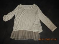 beige Bluse Langarm Schirt Gr. 40 L Berlin - Hohenschönhausen Vorschau