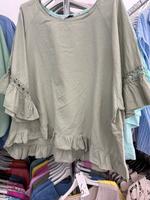 Damen Baumwolle Tunika Bluse mit Stickerei l xl 2Xl Hessen - Groß-Gerau Vorschau
