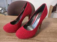 Catwalk Pumps, High Heels für Damen/Mädchen, Gr 36 in rot Nordrhein-Westfalen - Lübbecke  Vorschau