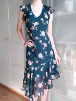 C&A Midi Maxikleid Rüschen Blumen Rosen Blau Gr. XS 34 *NEU* Rheinland-Pfalz - Diez Vorschau