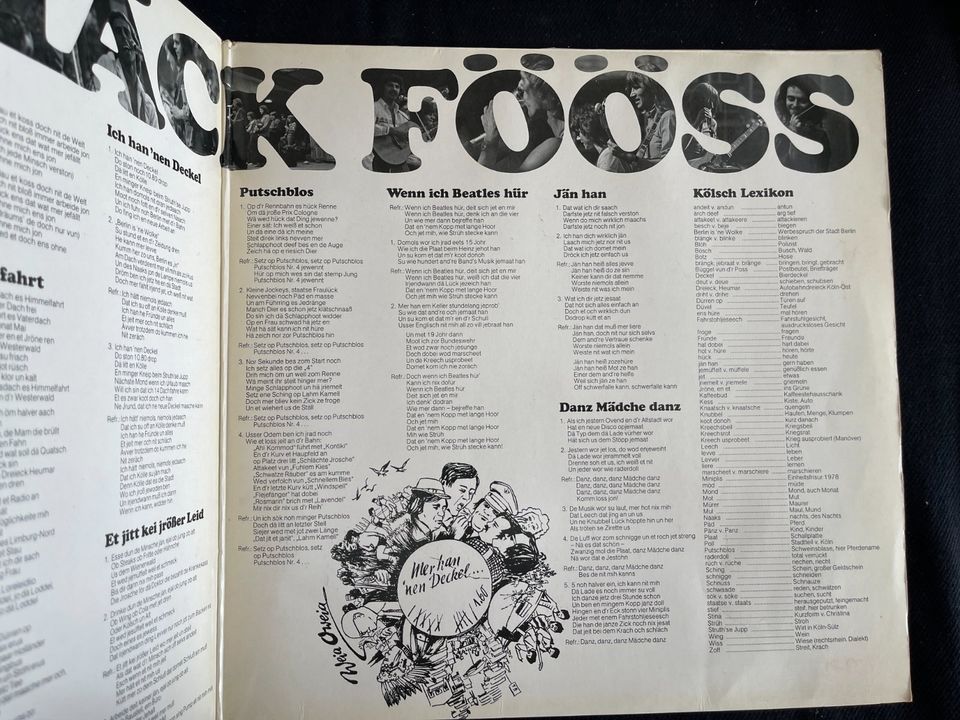 De Black Fööss  Mer han nen Deckel  Vinyl LP 12"  TOP Zustand !! in Pulheim