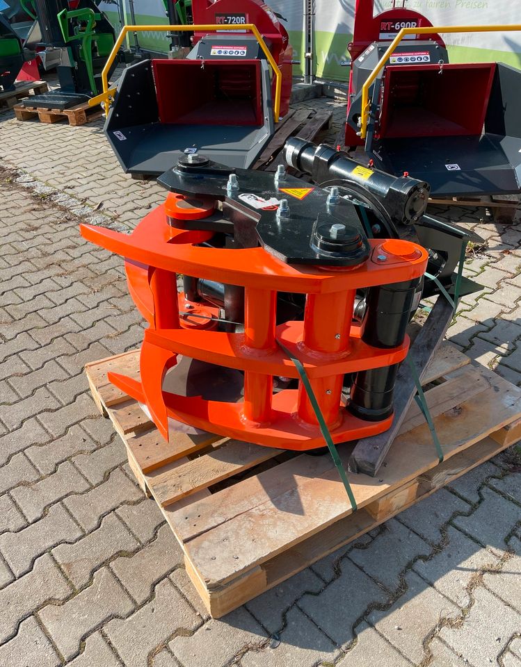 VERFÜGBAR KXZ350E mit Rotator Fällgreifer Baumschere Bagger in Berg bei Neumarkt i.d.Opf.