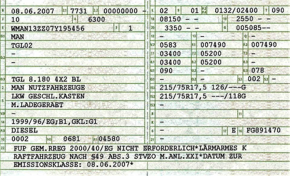 INTERCOOLER LADELÜFTKÜHLER WASSERKÜHLER MAN TGL 8.180 Bj.2007 in Hessisch Oldendorf