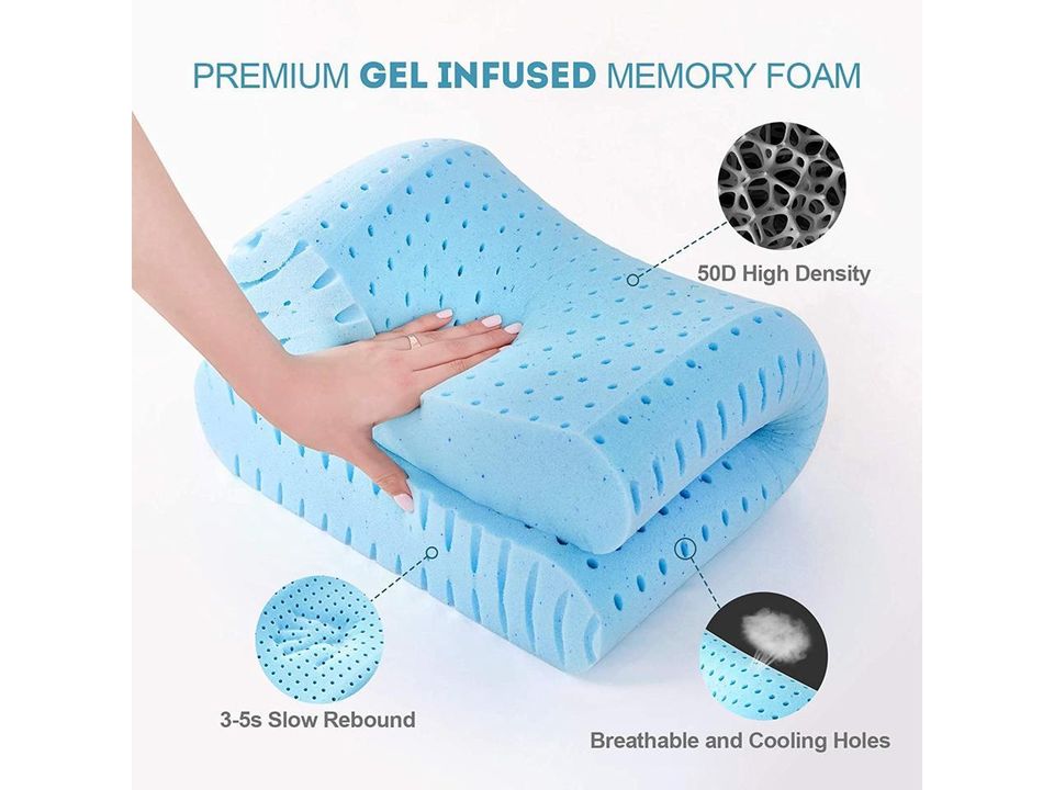 NACKENKISSEN MEMORY FOAM KISSEN SCHMERZLINDERUNG ALLERGIE NEU in