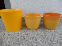 3 x Übertopf Keramiktopf Blumentopf gelb 17 12 cm Bayern - Nordendorf Vorschau