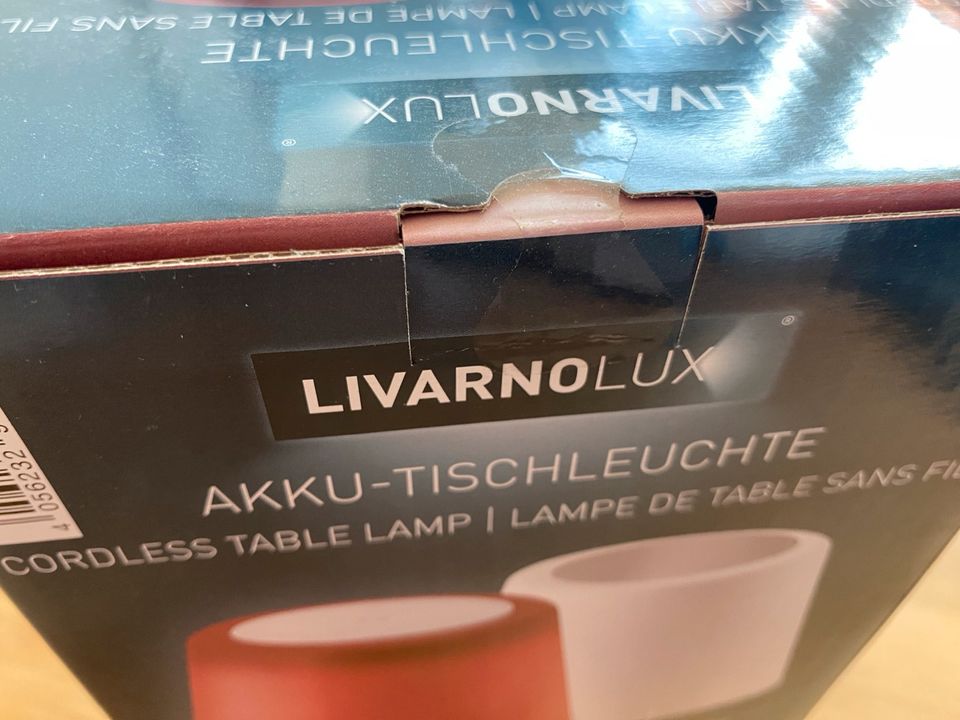 Akku Tischleuchte Lampe für Innen und Außen in Hannover