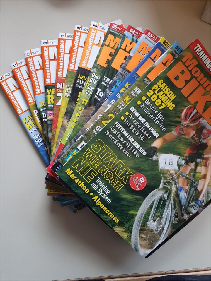Mountain Bike Magazin (Hefte/Zeitschriften) Jahrgang 2007 in Mühldorf a.Inn