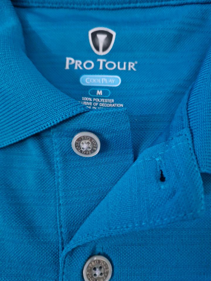 Pro Tour Golf Polo,  türkis, M, in München