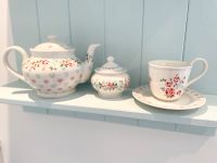 Greengate Set Teekanne Tasse Untertasse Zuckertopf Wuppertal - Oberbarmen Vorschau