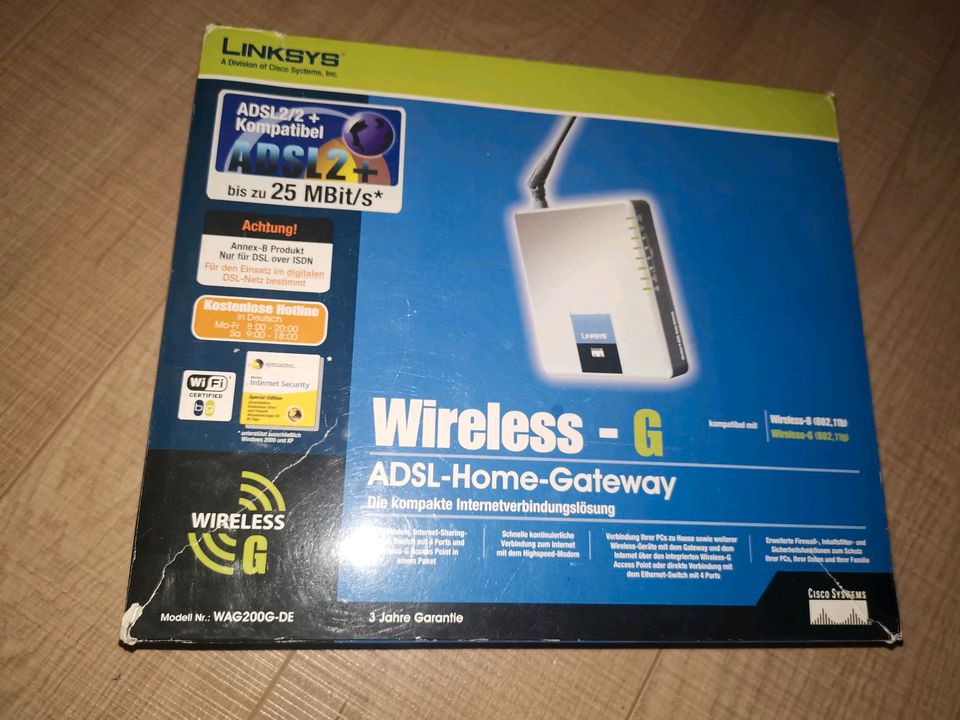 Router Linksys Wireless-G in Großrückerswalde