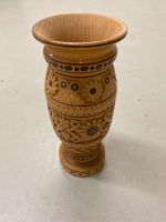 Holz Vase Blumenvase Inka Optik Eimsbüttel - Hamburg Schnelsen Vorschau