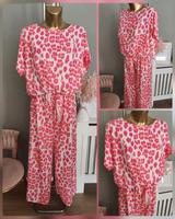 Leo Zweiteiler pink Weiß Gr 38 40 42 unigröße Shirt und Hose Rheinland-Pfalz - Rheinzabern Vorschau