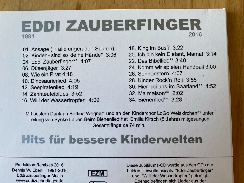 Kinder Musik CDs Zuckowski Phantasiereisen Kidz Bop Zauberfinger in Nonnweiler