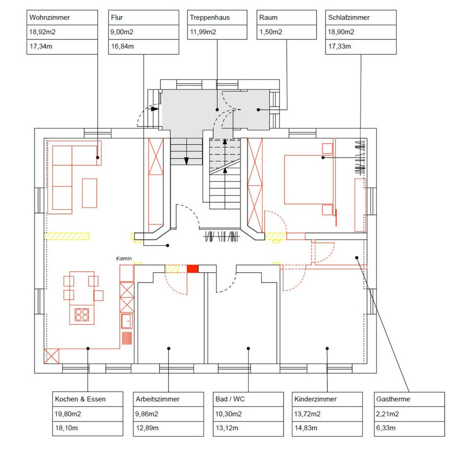 Exklusive 4-Zimmer Wohnung mit gehobener Ausstattung in Zwickau